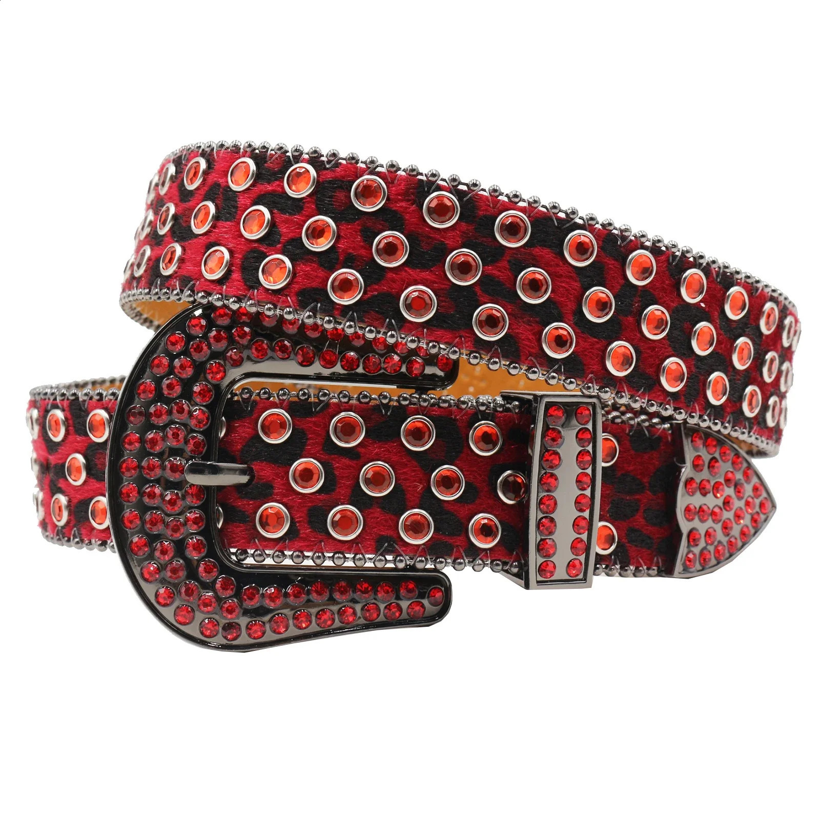 Rhinestone Belts Studded Skull Lether Belts for Women er Strap For Jeans Suppliers White Black 251027