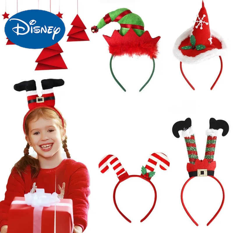 Disney Christmas Elf-Themed Headband - Festive Hair Accessory with Hat Design H251119