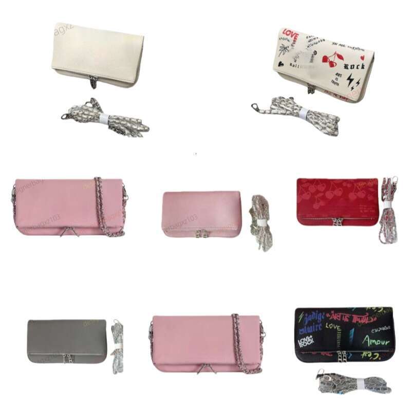 Zadigevoltair Bag Designer Bag Luxury Bag New Cross Border Fashion Wing Bag Crossbody Bag Letter Print Womens Wallet Chain Storage Freight Free