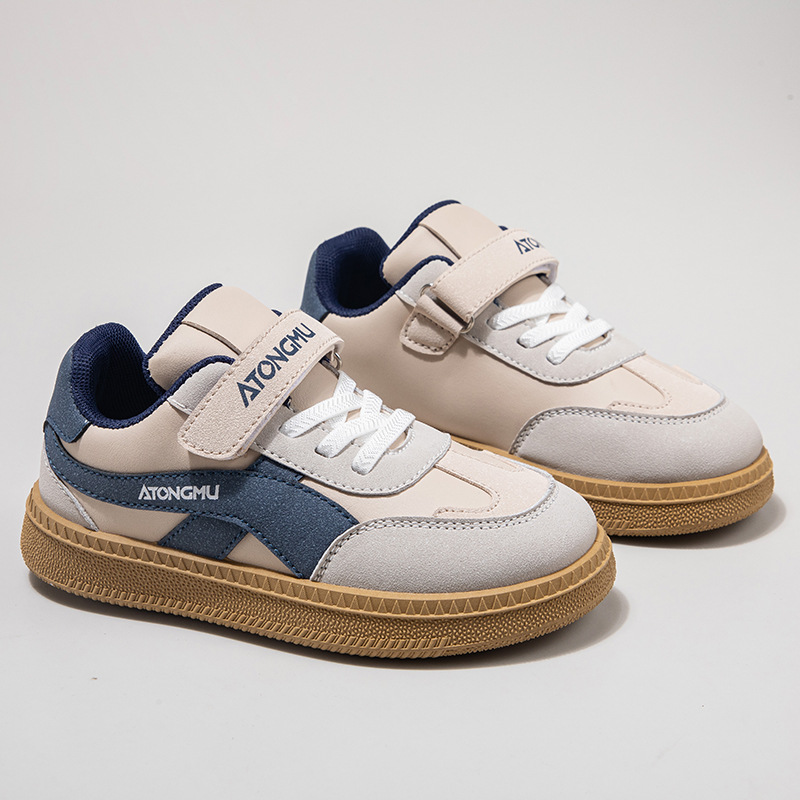 Fall Comfortable and Fashionable Sneakers Simple Velcro Kids Shoes Teen Kids Casual Shoes Lightweight2025