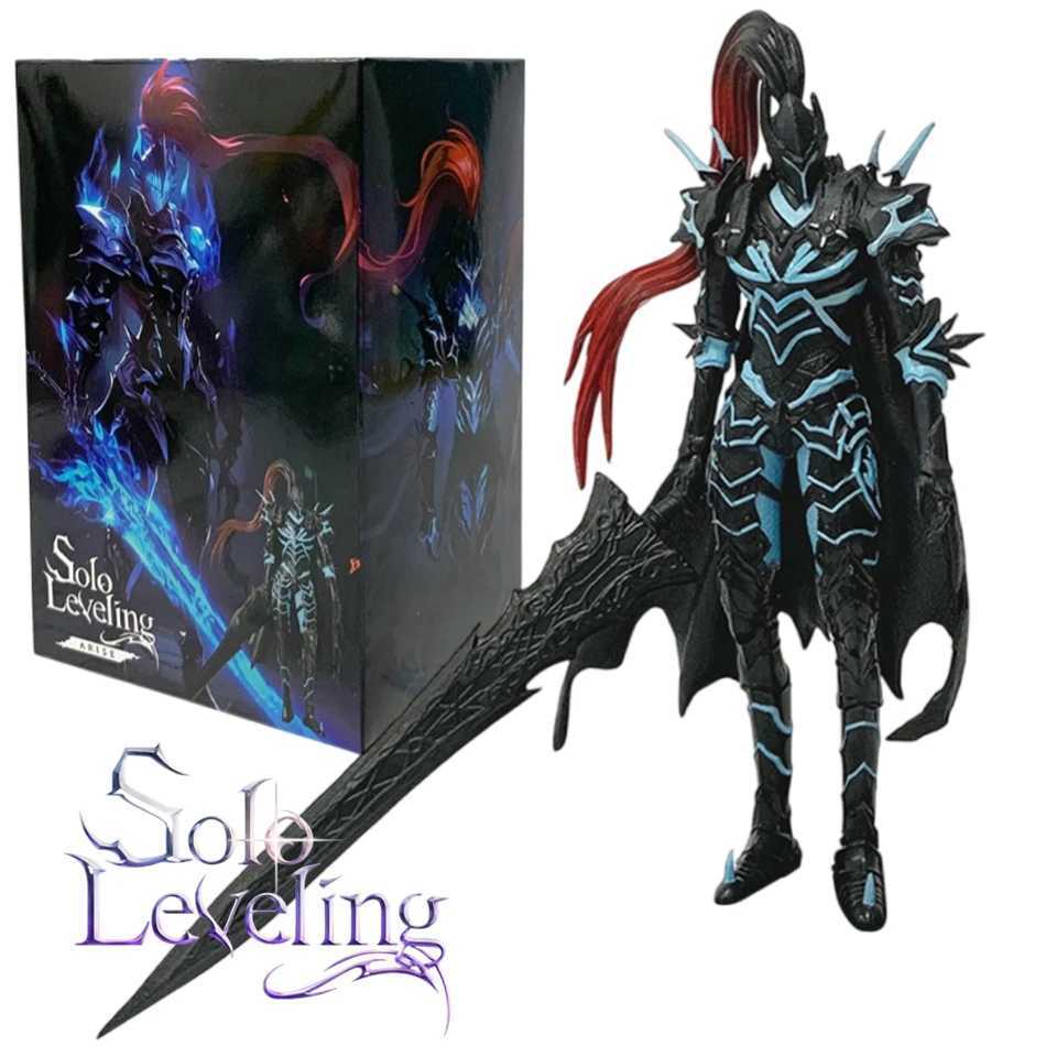 21CM Comic Solo Leveling The Bloodred Knight CommanderYggdrasil Standing Figure Lgris Sung Jinwoo Action Figure Model Toys Gifts Q251027