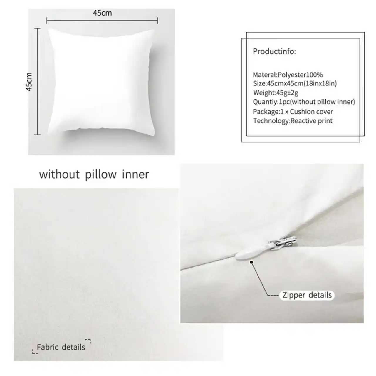 Pillow Case Home Decor Pumpkins with Spots and Autumn Leaves Pattern Cushion Cover Suitable for Sofa Bedroom Car Cover C251028