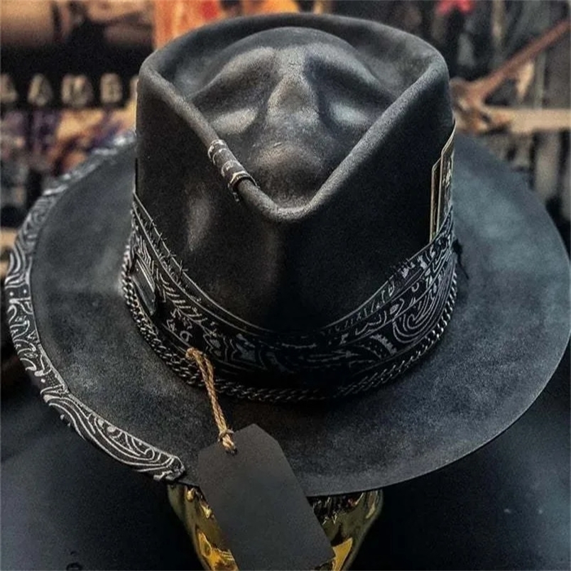 2024 Halloween Skull Hat Western European Cowboy Hat Ball Hat Sad Reaper Handmade Skull Hat Party Hats 251028