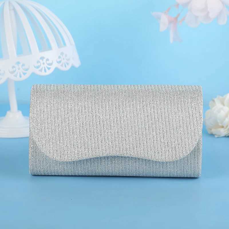 Textured Wavy Frame Clutch Handbag One Shoulder Slung Manual Hot Drilling Process Evening Bag H2510271