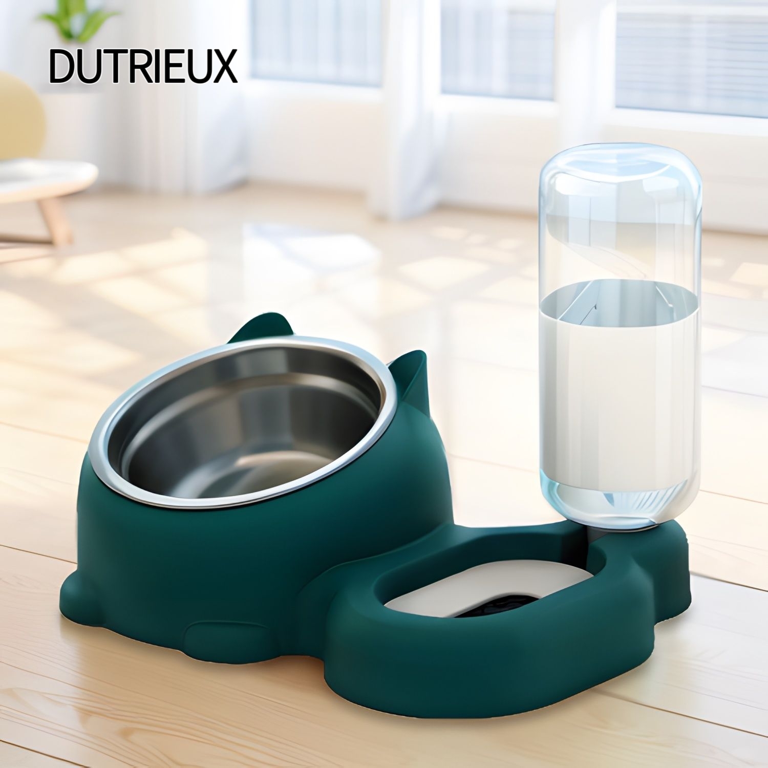 K3317 Smart pet feeder, stainless steel, durable and hygienic