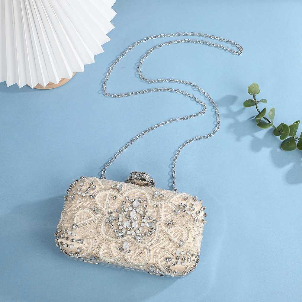 FAshionable Diamondencrusted Banquet Bag Evening Dress CluTCh Evening Bag for Lady Party Trendy Bags for hand bag H251027
