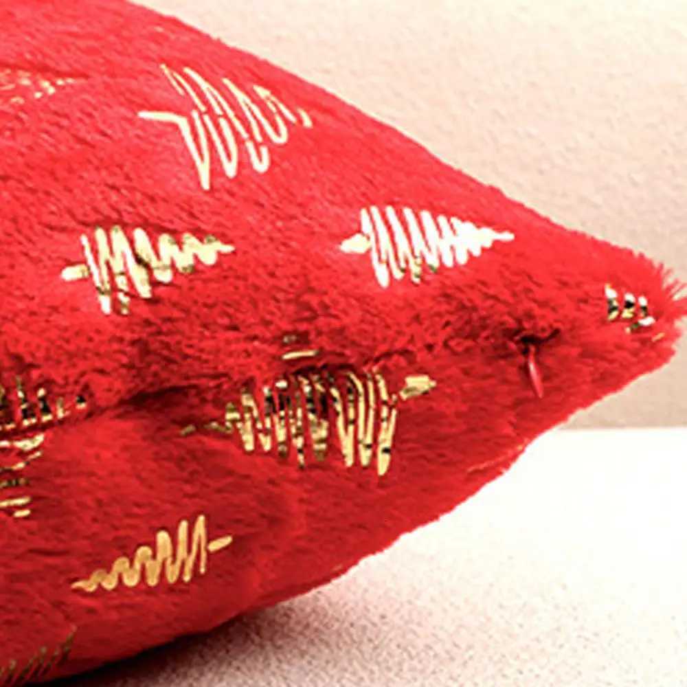 Pillow Case Soft Cushion Cover Jacquard case Christmas Tree Case slip Useful Home Textile Xmas Home Decor Throw Cover C251028