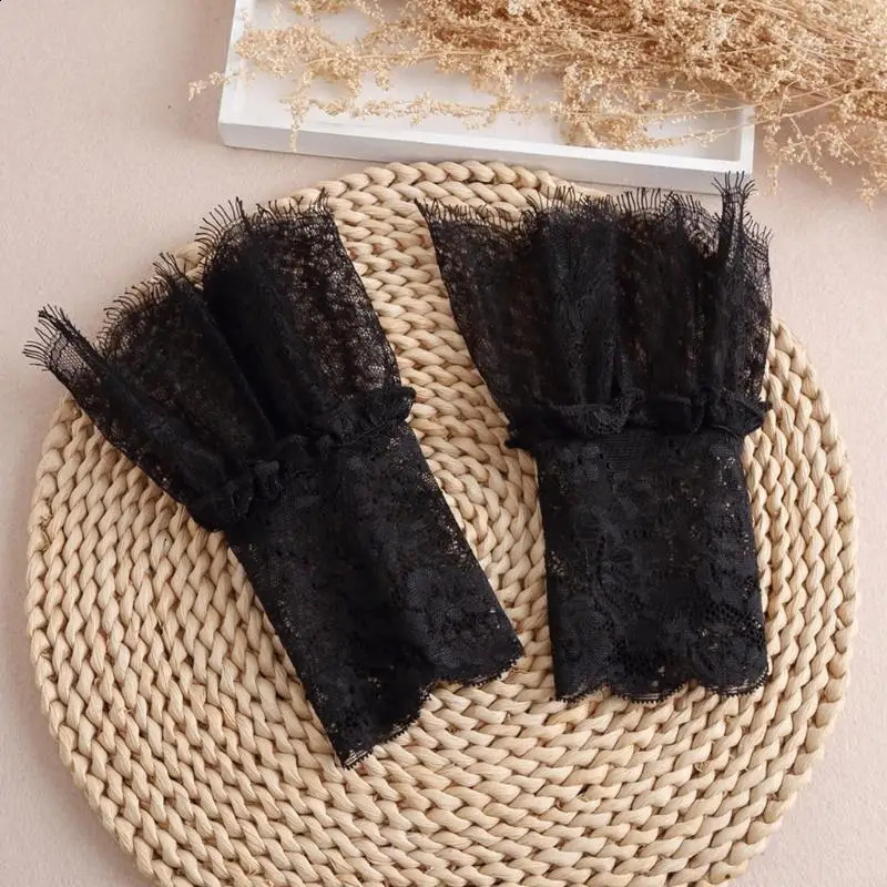 Detachable Wrist Cuffs for Women Wedding Dress Pleated Cuffs Lace Fake Cuffs AXYD 251027