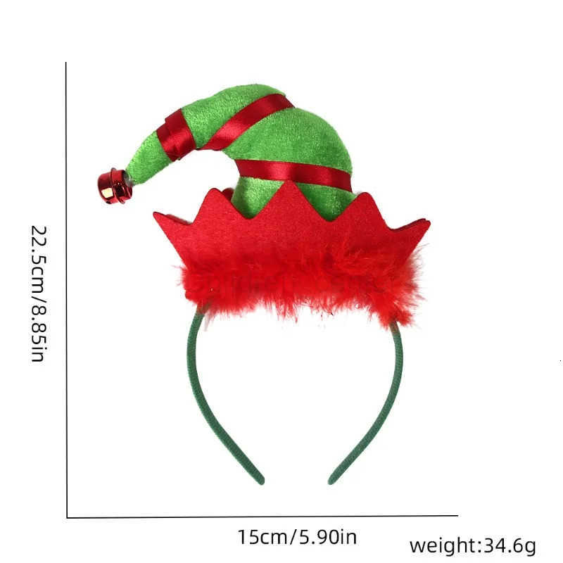 Disney Christmas Elf-Themed Headband - Festive Hair Accessory with Hat Design H251119