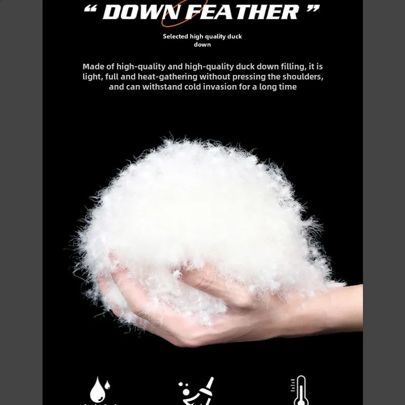 Winter Long Down Jacket Mens Casual Thick Windproof White Duck Down Coldproof Coat Ski Warm Big fur collar Puffer Jacket 251020