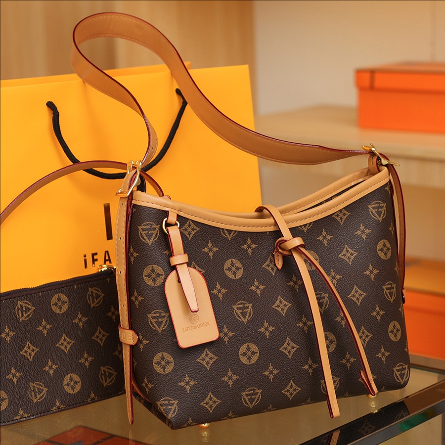 Luxury handbag, high-quality casual tote bag, versatile classic large-capacity retro women's shoulder bag, women's crossbody bag, high-quali