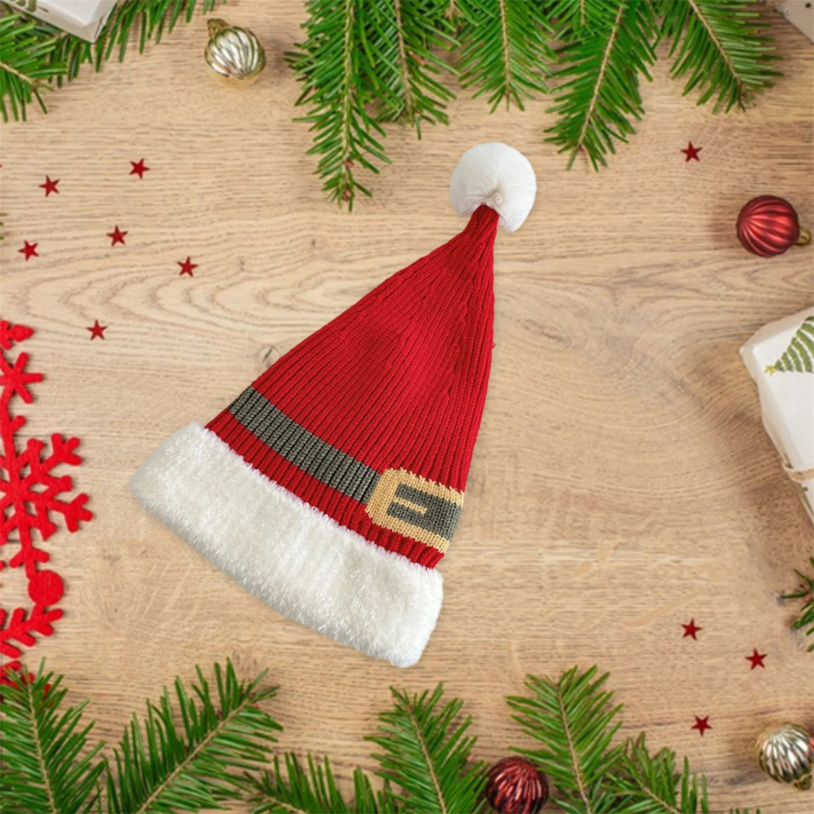 ren s Christmas Hat Adorable Knit Beanie for Festive Parties and Holiday Po Booth Fun 251024