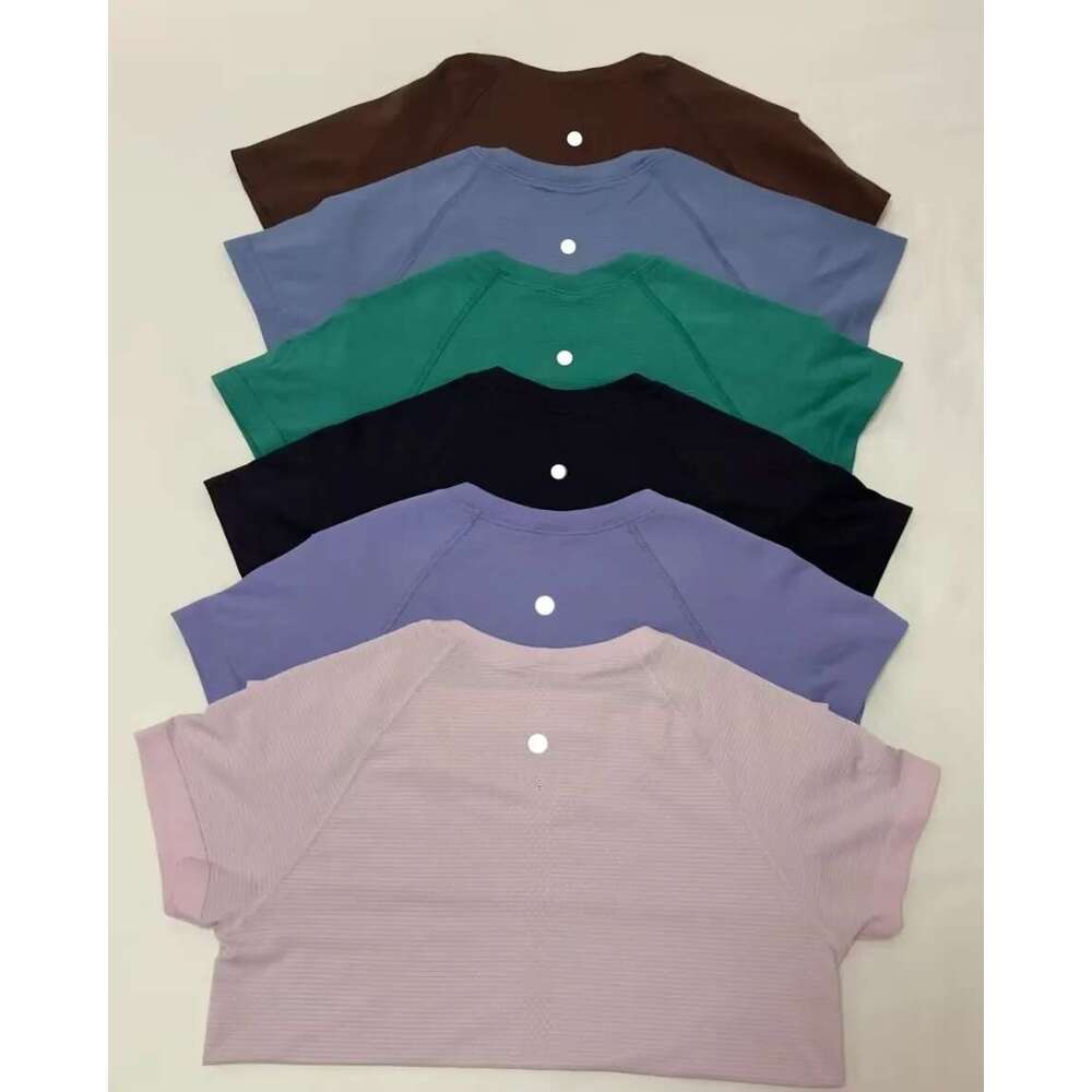 Women Yoga Outfit Long Sleeve Solid Color Nude Sports Waist luluity lemonism sets T-Shirt Jogging shirt Sportswear Blouse luluity lemonism shirt