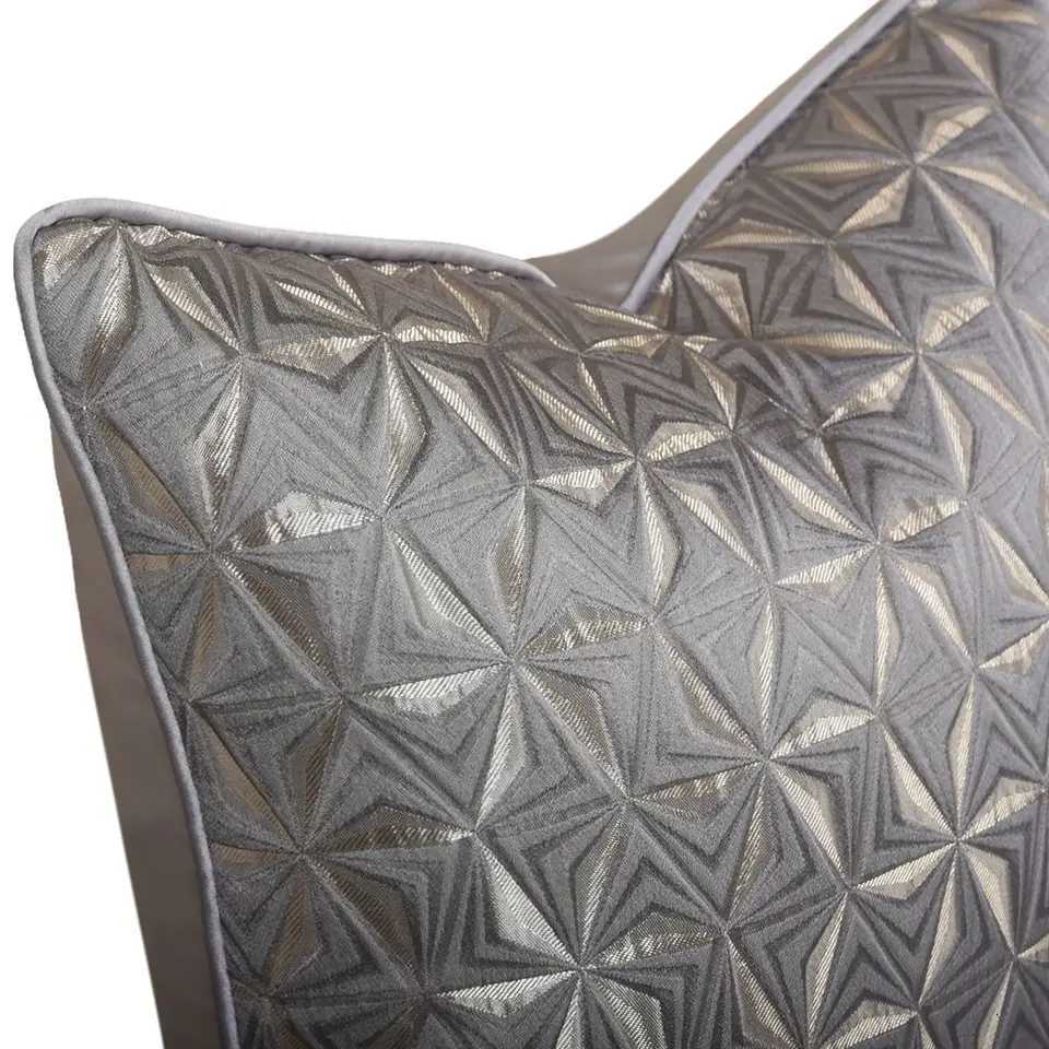 Pillow Case Design Luxury Sofa Cushion Cover Grey Snowflakes Geometric Covers for Home Sofa Decoration 30x50 45x45 50x50 60x60cm C251028