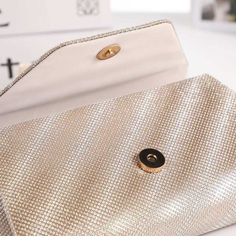 Chain Light Shoulder Bag Womens Fashion Clutch Handbag Simple Dinner Party Travel Storage Bag H251027