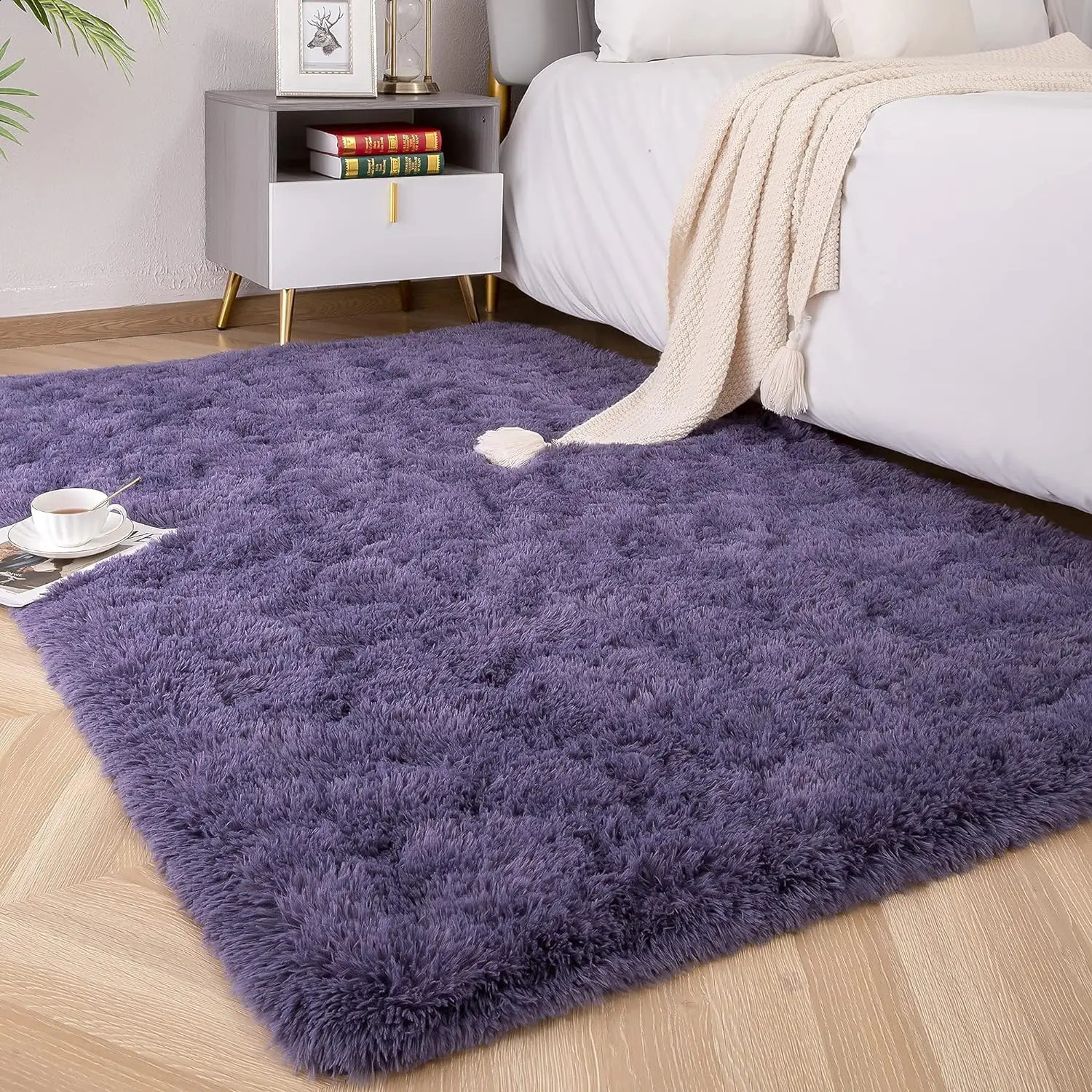 Plush Carpets Fluffy Ultra Soft Indoor Modern Area Rugs Living Room Play Mats For Children Bedroom Home Decor Nursery Rug 1028 H260226