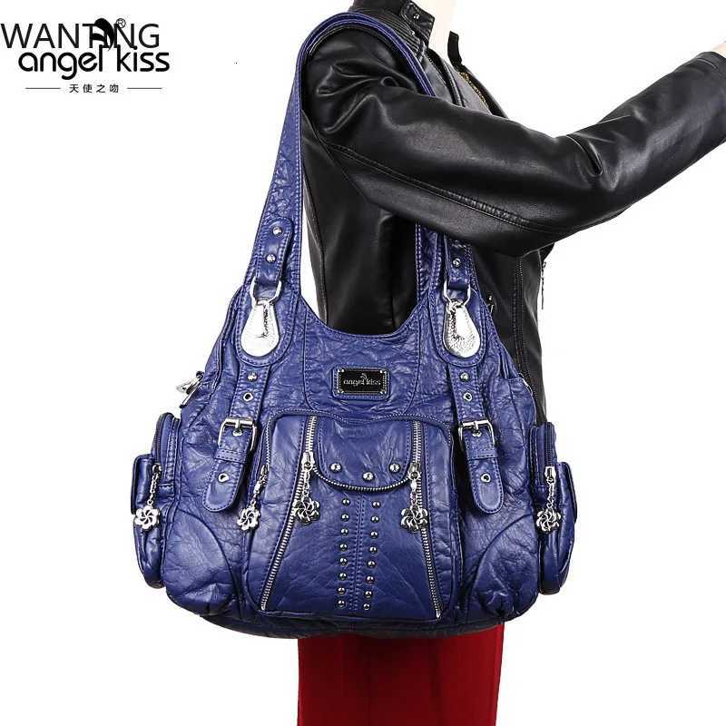 Women Fashion Handbags Women Shoulder Bags PU Leather Handbag Female Satchel Bigcapacity Shoulder Purse Bag Bolsa FemininaW251028