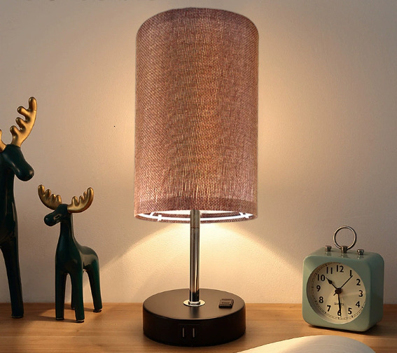 Amazon desk lamp lampshade detachable fabric small lampshade linen cloth accessory shell cover
