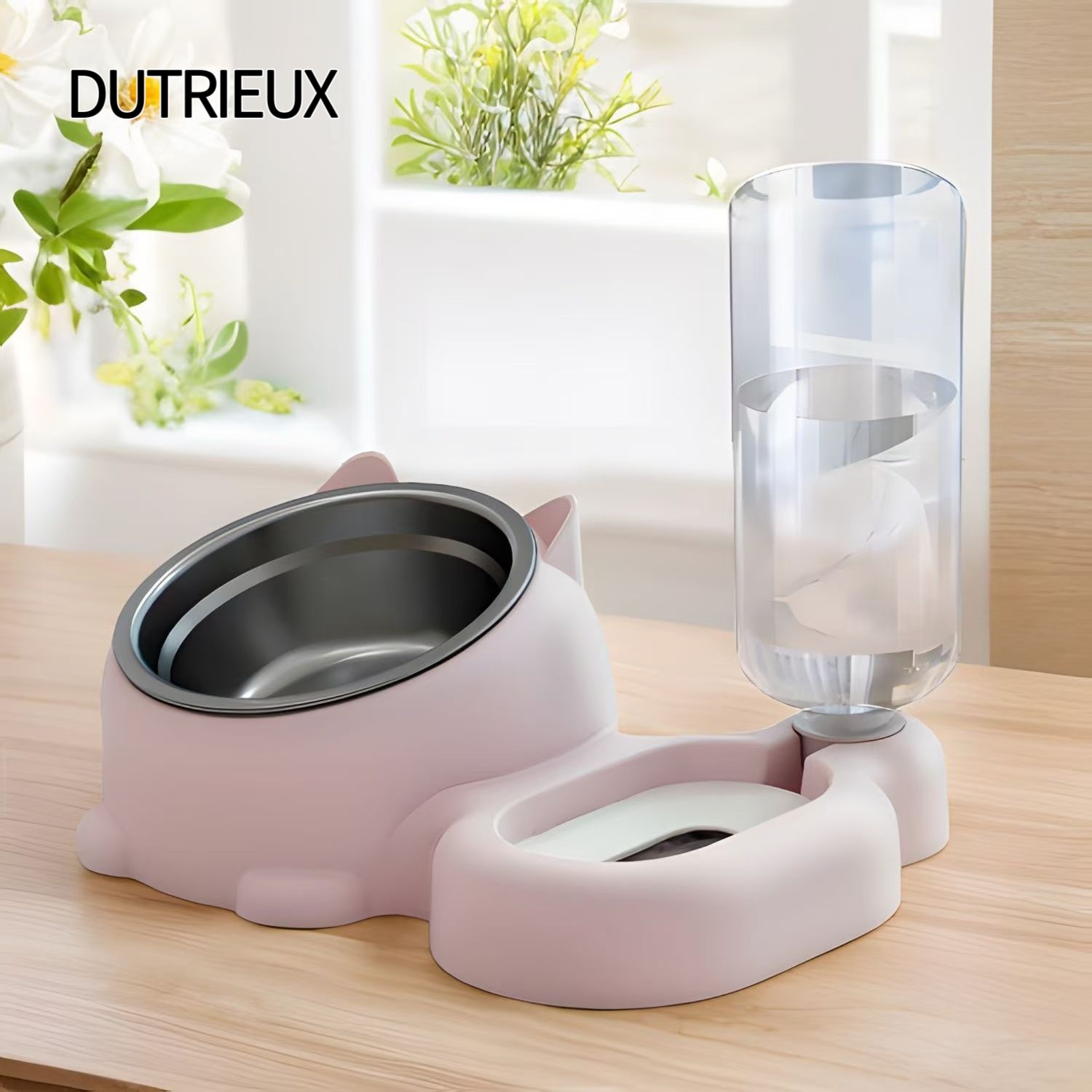 K3317 Smart pet feeder, stainless steel, durable and hygienic