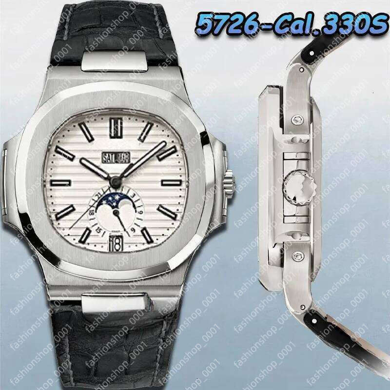 Designer Mens Watch Super Quality Rose Gold Quadrate Cal.330 Automatic Mechanical luxe Watches Men 904L Stain Sapphire Waterproof Perpetual calendar With Box