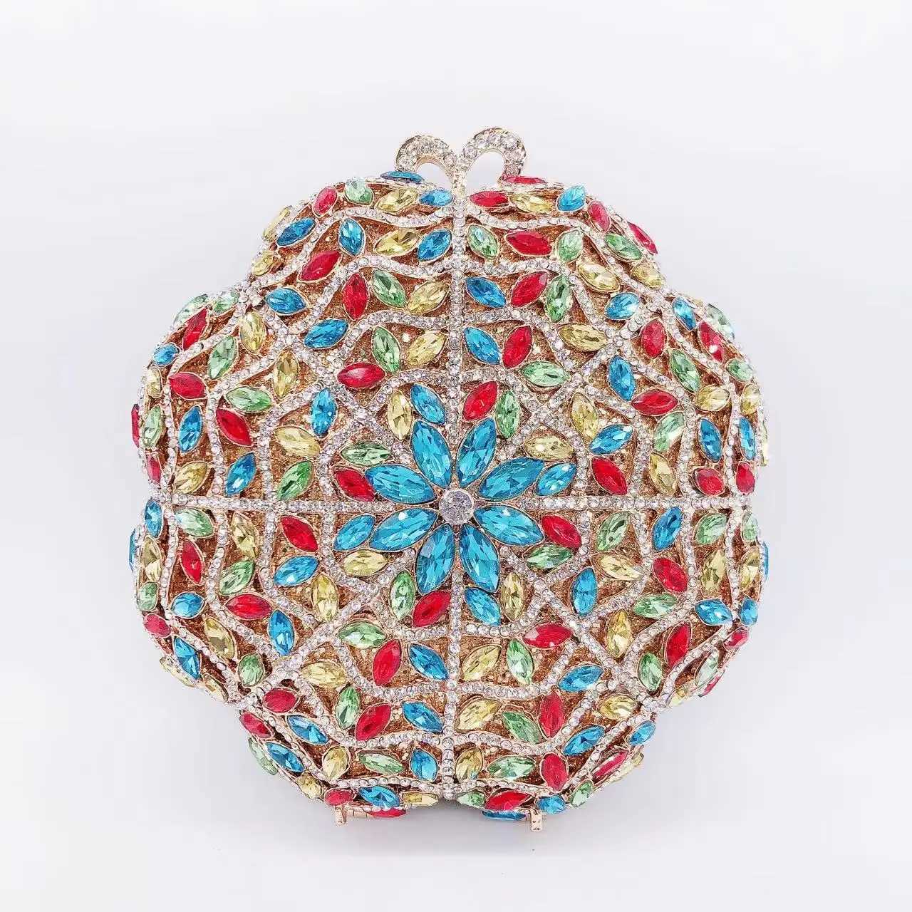 Diamond Dinner Hollow Rhinestone Banquet Clutch Bag Handtassen Dames Bolsos De Fiesta Para Mujer Boda Womens Rhinestone Handbag H251027