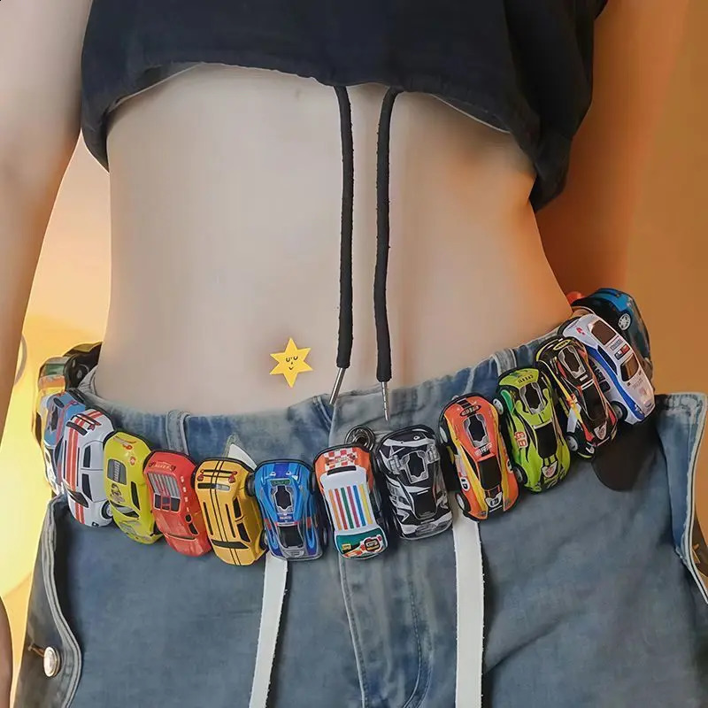 Personality Colorful Car Waist Belt Chain Punk Youth Style Belt with Multifunction and Fashion Sense Ins Versatile Jeans 251027