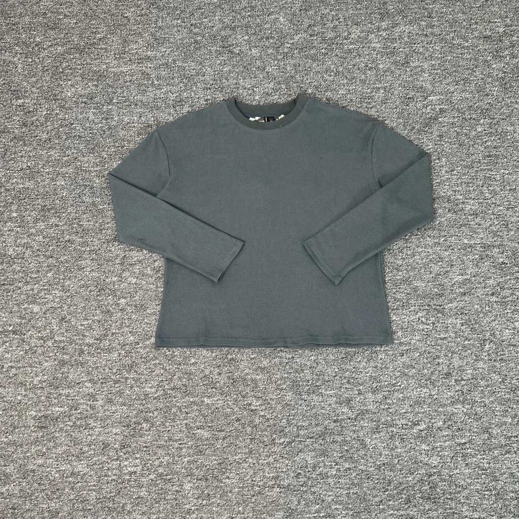 25fw Waffle Long Slve Derschutze Cherry Blossom Embroidery T Shirt Men Women Best Quty Heavy FabricUnisex T Tops TShirt X251028