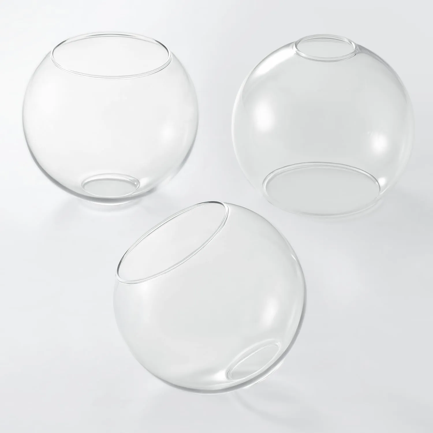 New Lamp Covers Versatile New Glass Light Fixture Cover Quick Convenient Installation Accessory Three-piece pack