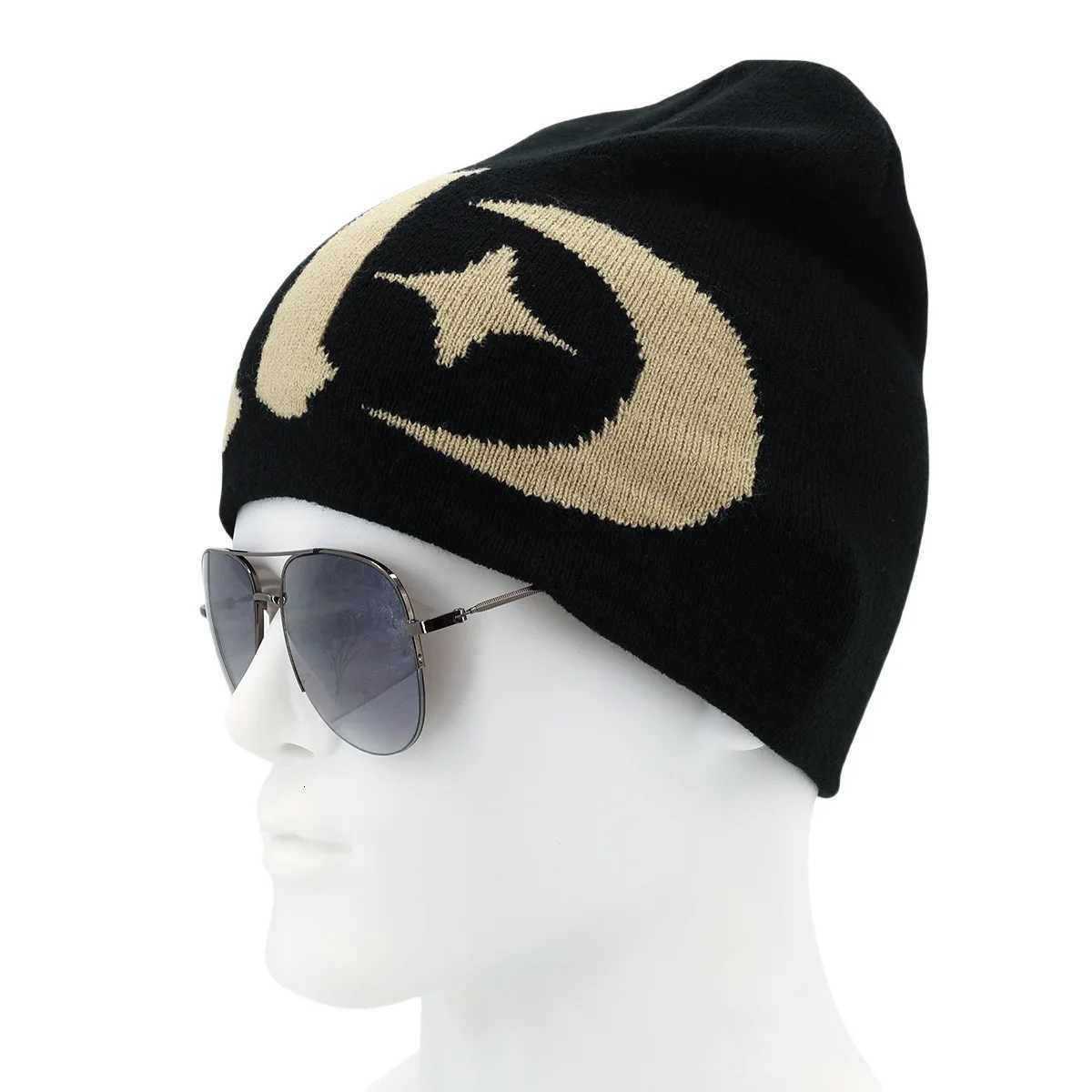 2025 New Autumn Winter Keep Warm Skiing Cap Letter Pattern Beanies for Wen Men Hip Hop Y2K Sklies Knitted Hat Ear Protection X2510281