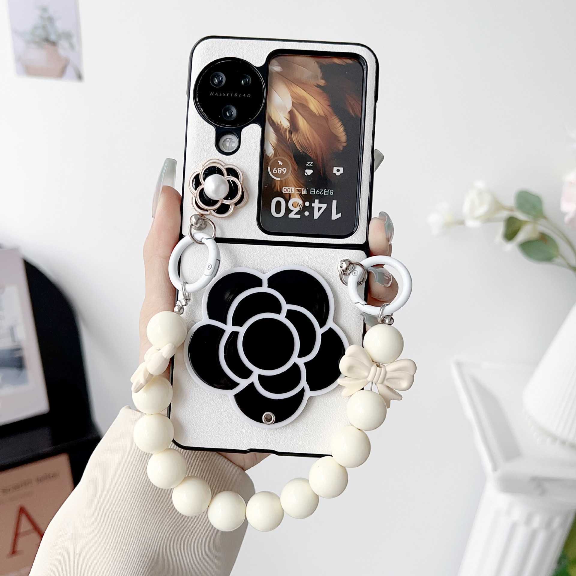 Luxury Aesthetic 'INS' Motif Belt Loop Type Mobile Device Guard for Select Devices including Find N Series