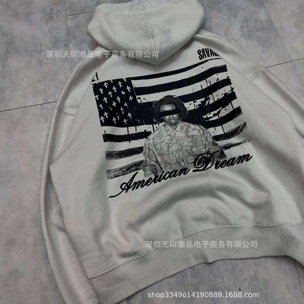 Loose Unisex Beautiful Country Creative Design Printed Pattern Winter Hoodie