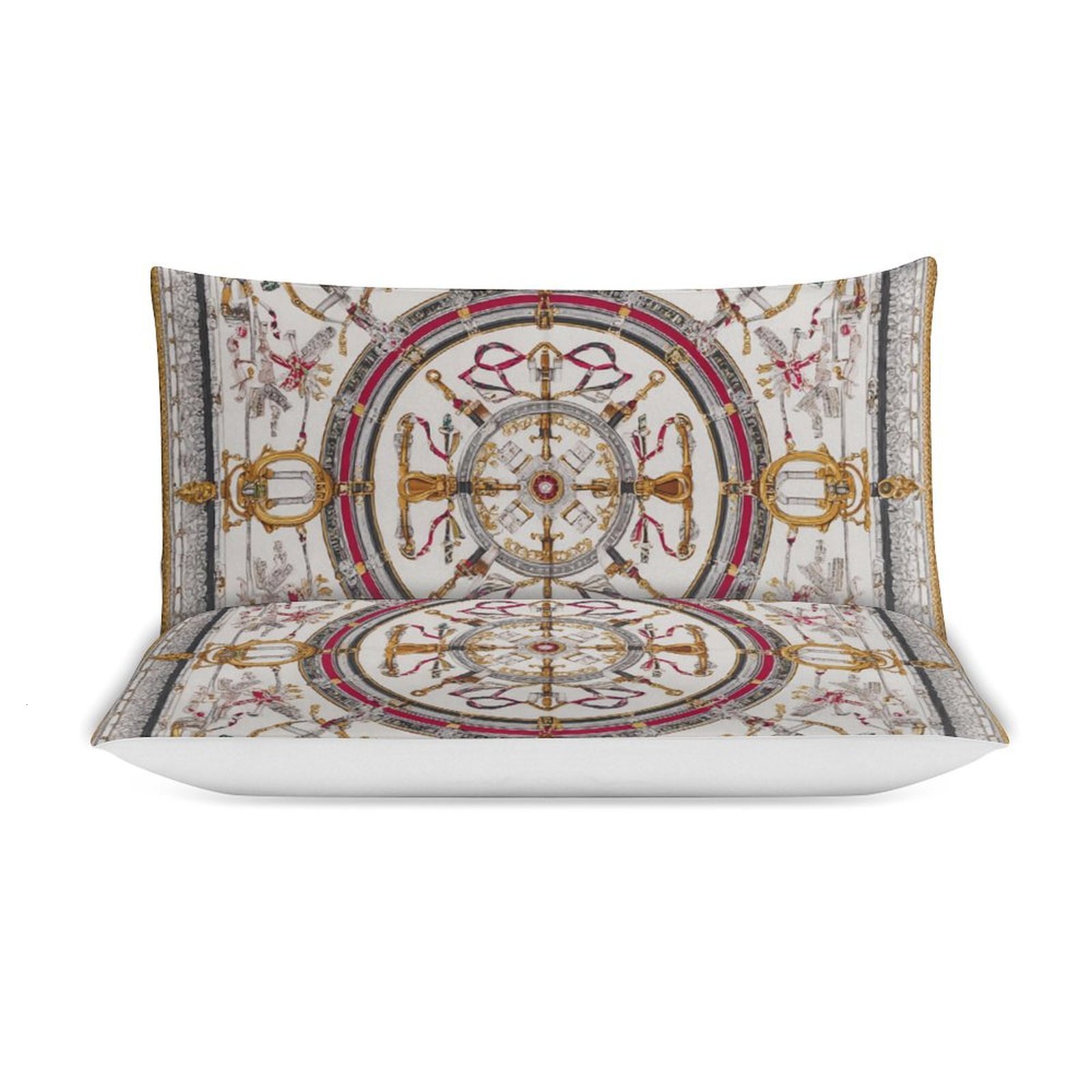 Custom Bedding Set Luxury Designer H Printing Horse Printing Quilt Cover Pillowcase 3Pcs set Pure Cotton Comfortable Bedding Set Bedroom Decoration H5