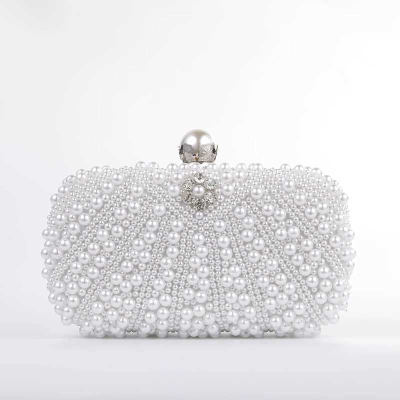 Elegant Trendy Pearl Dinner Bag with Chain Strap Celebrity Shoulder Handheld Evening Dress Bag for Marriage Party Storage H251027