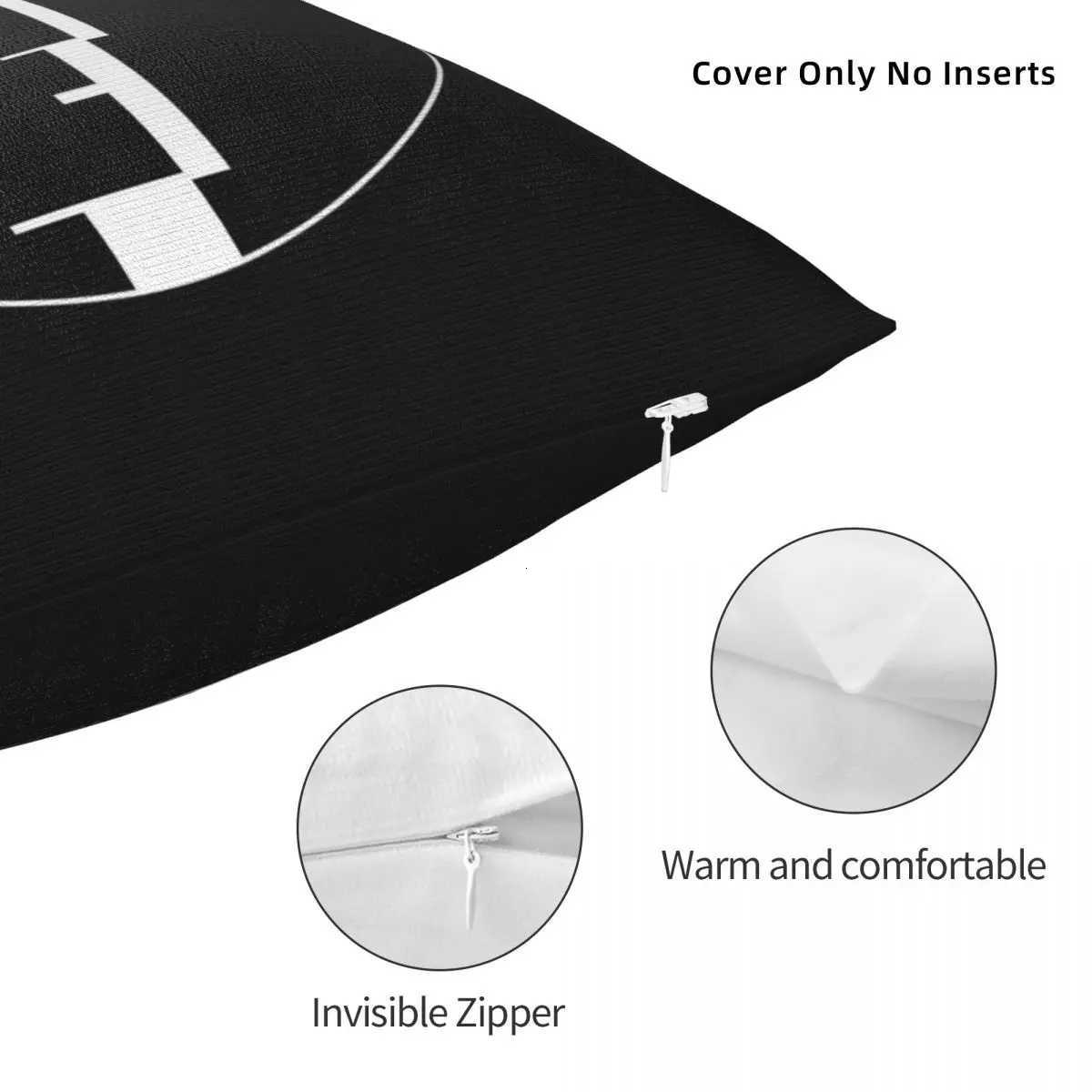 Pillow Case Bauhaus Square case Polyester Linen Velvet Pattern Zip Decorative Throw Case Sofa Seater Cushion Case 45x45 C251028