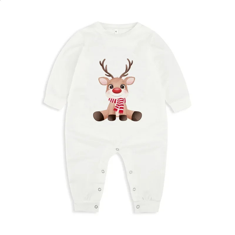 Family Christma Matching Outfits Cartoon Print Pajamas Set Adults Kids Clothing Sets Baby Boys Girls Costumes Soft Cute Homewear 251027