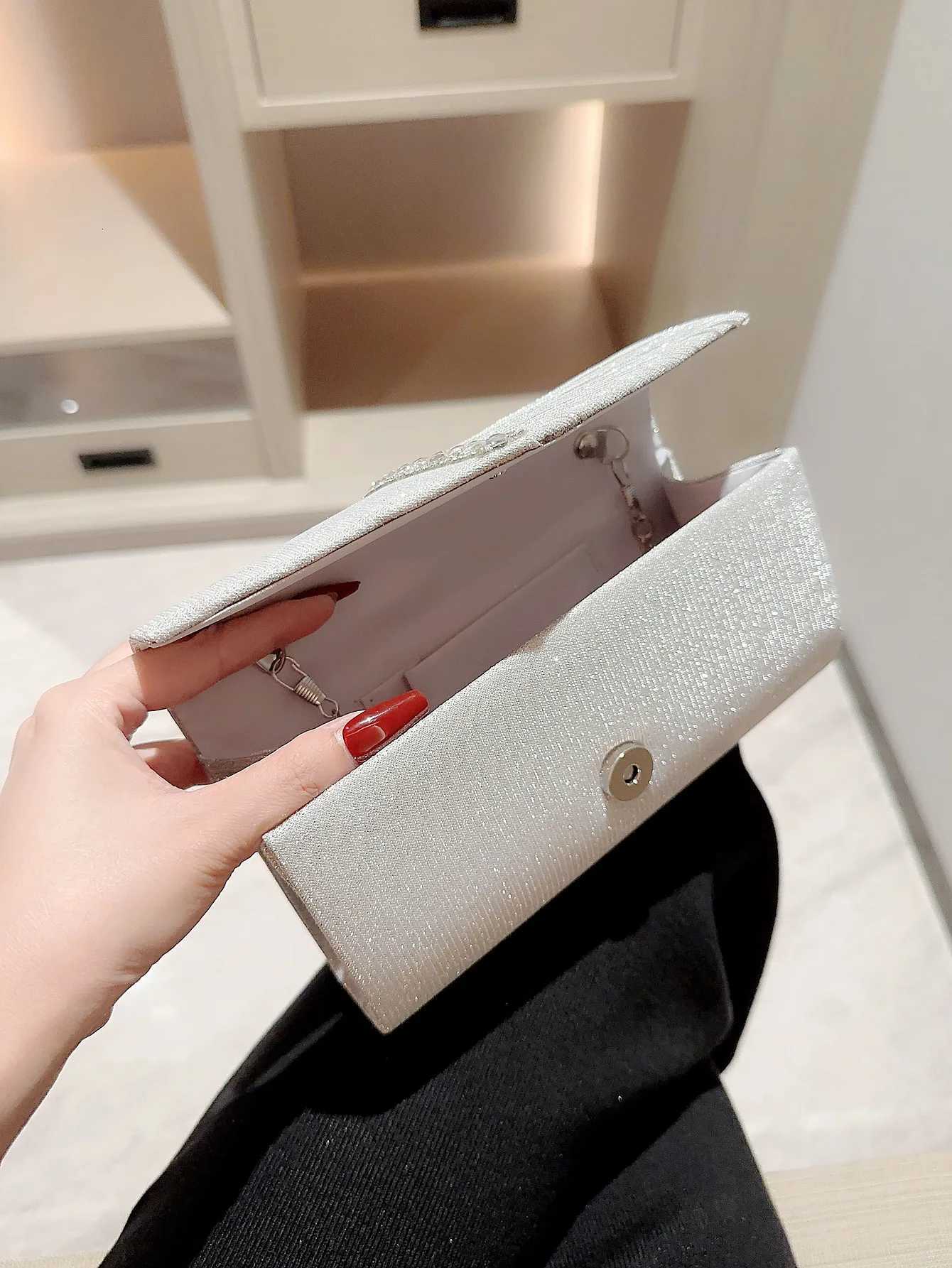 Womens Fashion Rhinestone Embellishment Sparkling Party Bags Evening Bags Clutch Bags Party Bags Prom Bags Dress Bags Evening B H251027