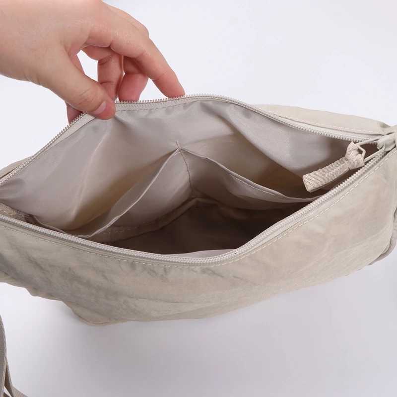 Casual Nylon Hobos Crossbody Bag for Women Men Shoulder Bags Large Capacity Tote Lady Travel Shopper Bag Female PursesW251028