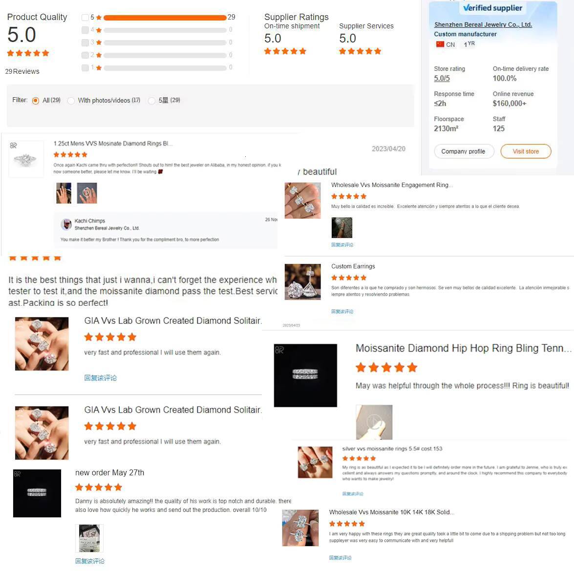 GIA IGI Certified Lab Grown Diamond Baguette Eternity Ring Custom 18K Gold Marquise Lab Created Diamond Wedding Band Jewelry