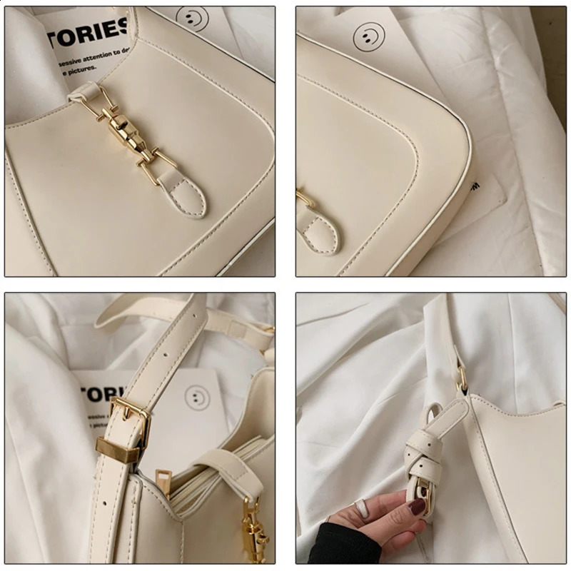 Top Quality Purses and Handbags Leather Shoulder Crossbody Bags for Women Dual Straps Underarm Sac A Main 251018