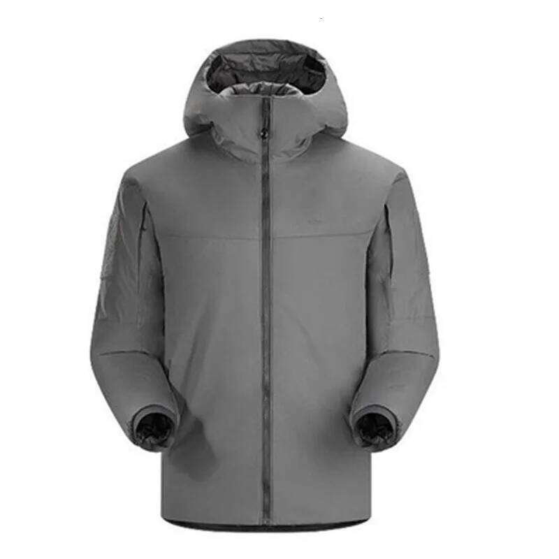 Men's Winter Outdoor Windproof Waterproof Cotton Jaet Thermal Bird Sle Hoody Anti-Freeze Cold-Resistant Coat
