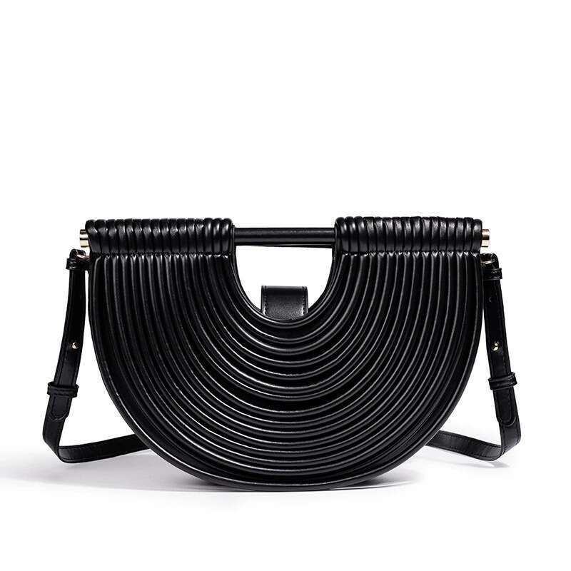Lightweight Large Capacity 2025 New High Street Line Design Handbag Luxury Style Single Shoulder Crossbody Bag