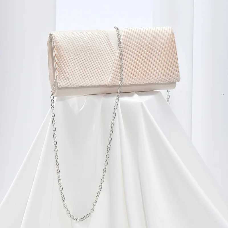 New pleated dinner bag Vintage banquet storage bag Beautiful gift bag for women for various festivals Wedding party evening bag H251027