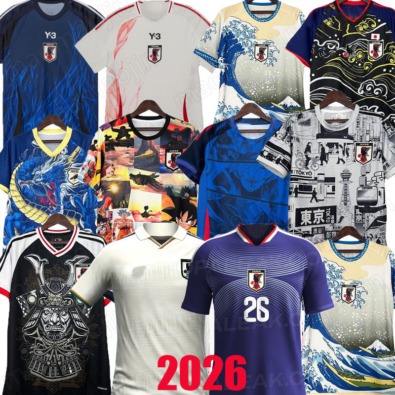 2024 2026 Japan soccer Jerseys Cartoon classic Shirt UEDA ITO ISAGI ATOM TSUBASA MINAMINO DOAN KUBO MITOMA TOMIYASU ENDO NAKATA y-3 24 25 26 Japanese Football Shirt