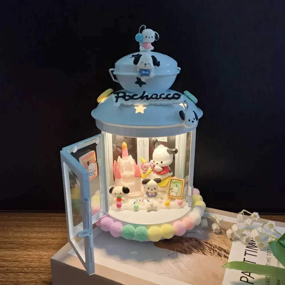 Sanrio Sanrio Kuromi Hello Kitty Diy Night Light Cinnamoroll Pochacco Children Birthday Gift My Melody Fur Ball Series Christmas Gift H251110