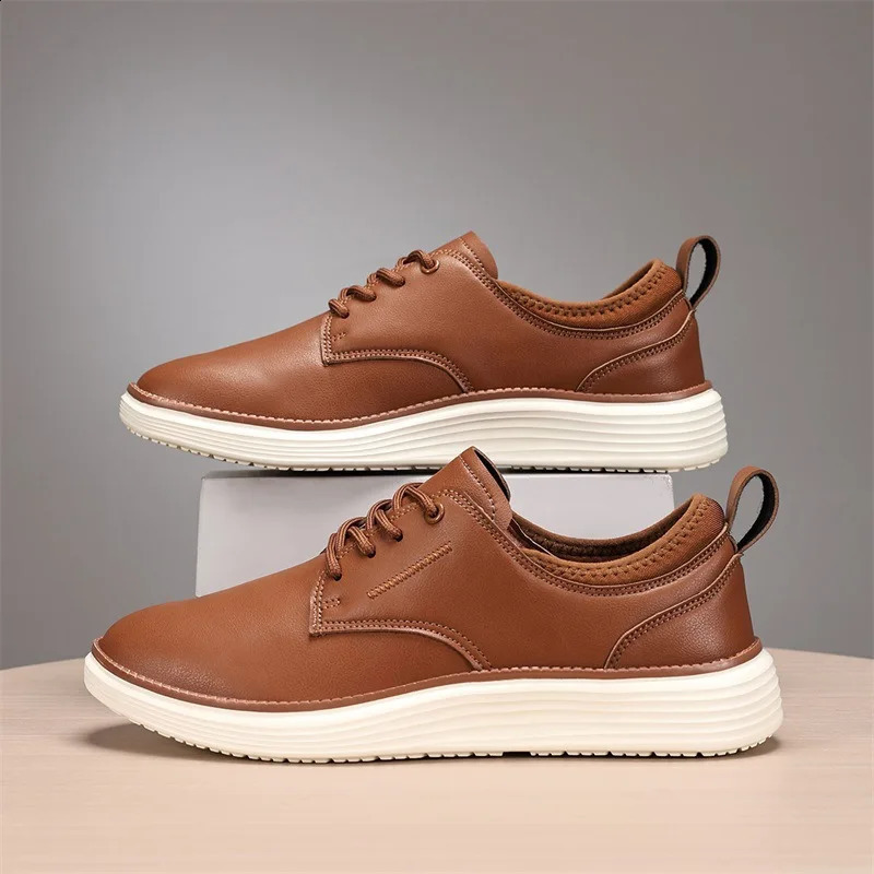 Mens casual shoes Spring and Autumn fashion comfortable leather casual mens shoes Oxford shoes 251023