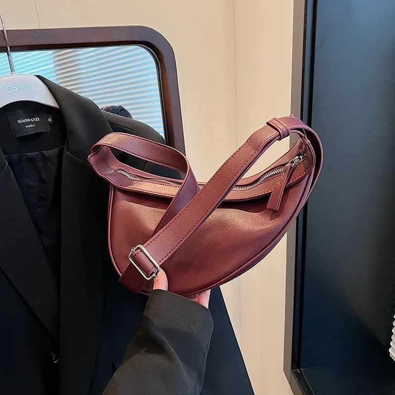 Casual Solid Large Capacity Crossbody Bags Interior Compartment 2024 High Quality Bags for Women Zipper Pu Womens HandbagsT251028