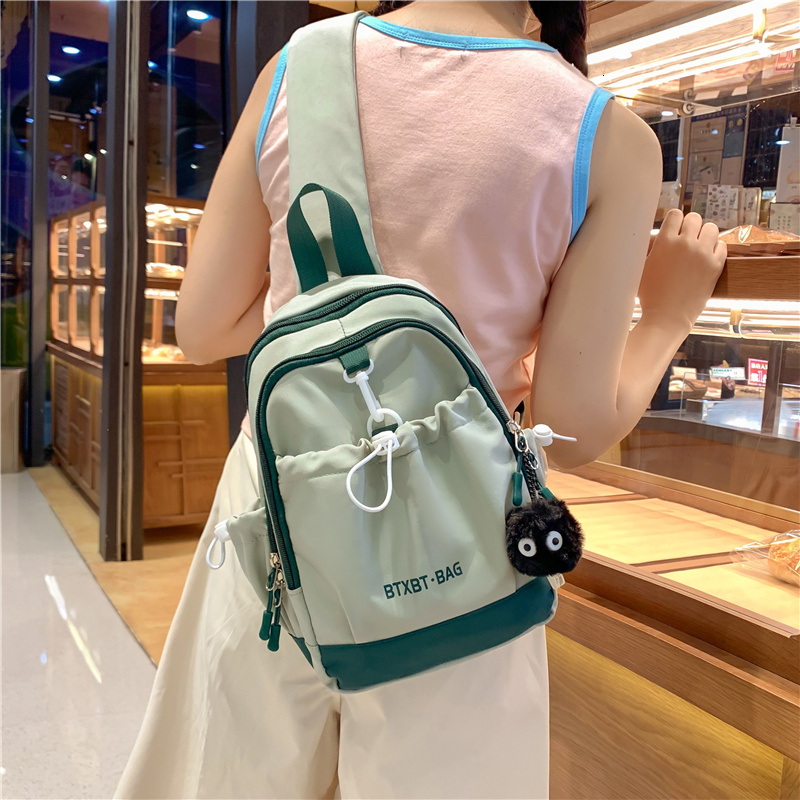 Unisex Single Shoulder College Student Fashion Commuter Crossbody 2025 New Travel Chest Casual Cycling Bag