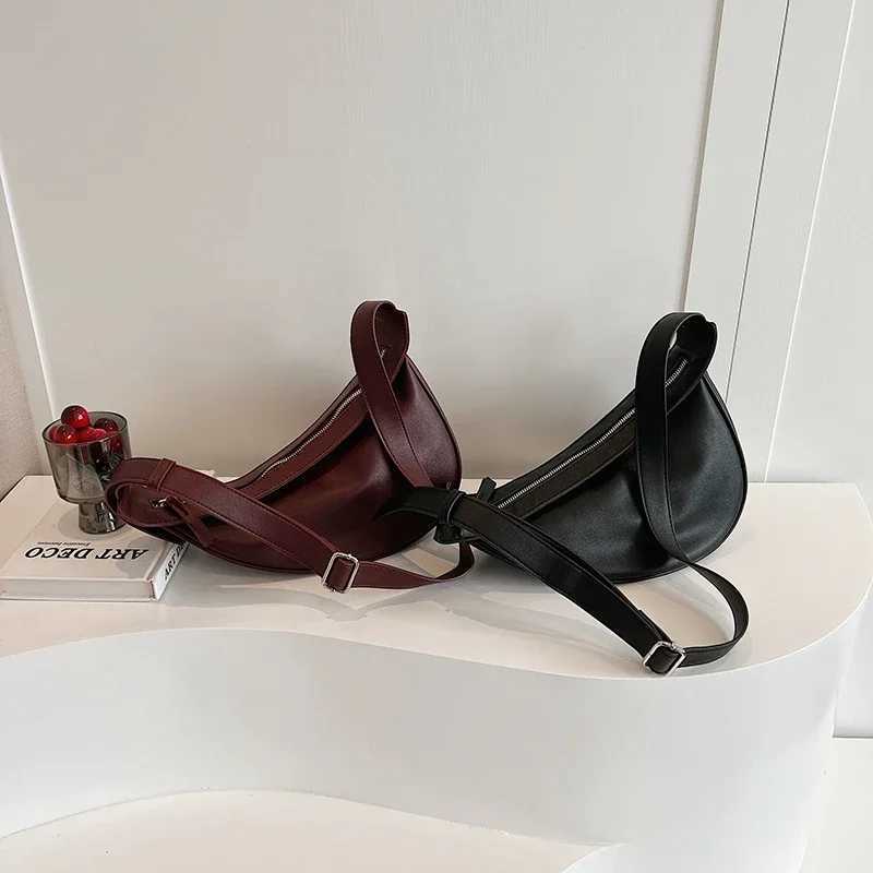 Casual Solid Large Capacity Crossbody Bags Interior Compartment 2024 High Quality Bags for Women Zipper Pu Womens HandbagsT251028