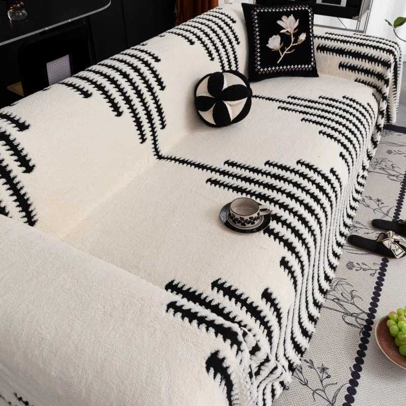 Thickness Plush Sofa Cover Allinclusive One Piece Seat Cushion Towel Antiscratched Dust Proof Wear Resistant Sofa Blanket C251028