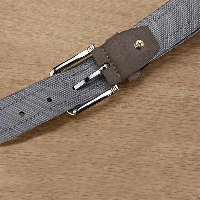 Genuine Leather Mens Belt Nubuck Suede Oxford Cloth Alloy Pin Buckle Casual er Belt Men Spot Wholesale 251024